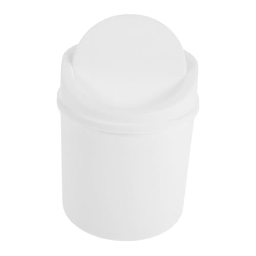 SOIMISS Mini Desktop Mülleimer mit Klappdeckel Kompakter Tisch Abfalleimer für Büro Schlafzimmer und Wohnräume Platzsparender Kreativer und Stilvoller Kleiner Müllbehälter für von SOIMISS
