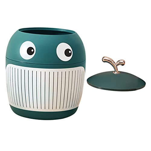 SOIMISS Mini Mülleimer mit Deckel im Wal Design Süßer Kreativer Tischmülleimer für Büro Schlafzimmer und Zuhause Kompakter Platzsparender Abfallbehälter für Schreibtische und SOIMISS Mini Mülleimer mit Deckel im Wal Design Süßer Kreativer Tischmülleimer für Büro Schlafzimmer und Zuhause Kompakter Platzsparender Abfallbehälter für Schreibtische und von SOIMISS