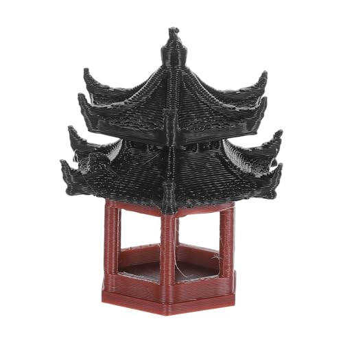 SOIMISS Mini Pavillon Dekoration Doppelstöckiger Sechseck Pavillon Chinesischer Stil für Aquarium Bonsai Mikrolandschaft Gartenornament SOIMISS Mini Pavillon Dekoration Doppelstöckiger Sechseck Pavillon Chinesischer Stil für Aquarium Bonsai Mikrolandschaft Gartenornament von SOIMISS