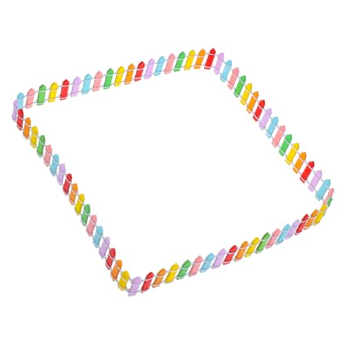 SOIMISS Mini Zaun für Garten Bunte Miniatur Gartenzaun Deko für Micro Landschaften Puppenhäuser Diy Projekte Wetterfestes Material Leicht zu Verarbeiten SOIMISS Mini Zaun für Garten Bunte Miniatur Gartenzaun Deko für Micro Landschaften Puppenhäuser Diy Projekte Wetterfestes Material Leicht zu Verarbeiten von SOIMISS