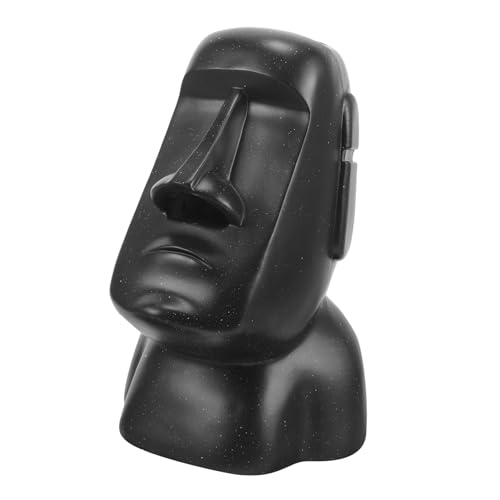 SOIMISS Moai Taschentuchhalter Kreative Serviettenbox Mit Moai Statue Für Badezimmer Und Schlafzimmer Schwarzer Taschentuchspender SOIMISS Moai Taschentuchhalter Kreative Serviettenbox Mit Moai Statue Für Badezimmer Und Schlafzimmer Schwarzer Taschentuchspender von SOIMISS