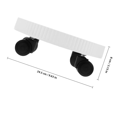 SOIMISS Mobiler Pflanzenteller mit Rädern Runder Weißer Pflanzenroller aus Verstärktem Material Tragfähig für Große Blumentöpfe Vielseitig für Innen Außenbereich Einfacher Transport und SOIMISS Mobiler Pflanzenteller mit Rädern Runder Weißer Pflanzenroller aus Verstärktem Material Tragfähig für Große Blumentöpfe Vielseitig für Innen Außenbereich Einfacher Transport und von SOIMISS