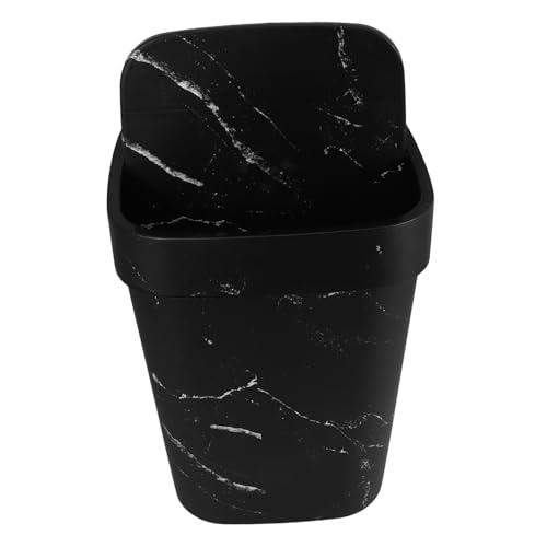 SOIMISS Mülleimer mit Flip Deckel im Marmor Design Kleiner Kunststoff Abfalleimer für Badezimmer Küchen und Wohnräume für Abfallentsorgung und Recycling SOIMISS Mülleimer mit Flip Deckel im Marmor Design Kleiner Kunststoff Abfalleimer für Badezimmer Küchen und Wohnräume für Abfallentsorgung und Recycling von SOIMISS