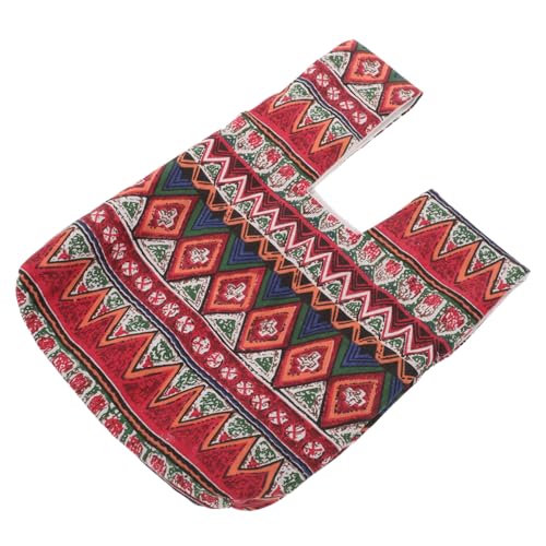 SOIMISS Multifunktionale Kleine Handtasche Damen aus Weichem Baumwoll Leinen Tragbare Handgeknüpfte Wrist Bag mit Komfortabler Passform Vielseitig als Clutch oder Umhängetasche für Alltag von SOIMISS