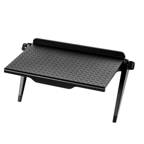 SOIMISS Multifunktionaler Computer Bildschirm Regal Aufbewahrungsständer aus Robustem Kunststoff Platzsparendes Tv und Monitor Ablagefach Ergonomischer Ständer zur Entlastung von Nacken von SOIMISS