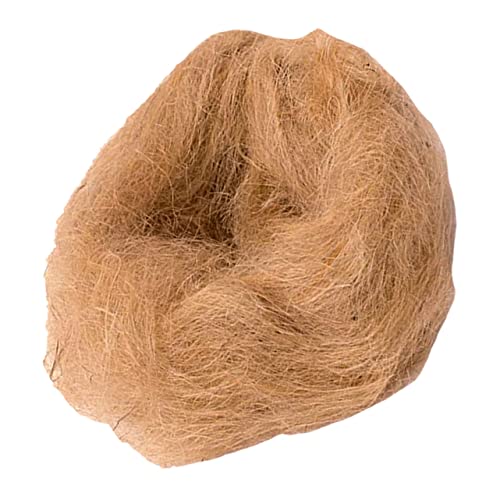 SOIMISS Natürliche Kokosfaser Nistmatte für Vögel Atmungsaktiv Warmhaltend Palmfaser Nestunterlage für Wellensittiche Kanarienvögel und Tauben Langlebiges Vogelnest Zubehör von SOIMISS