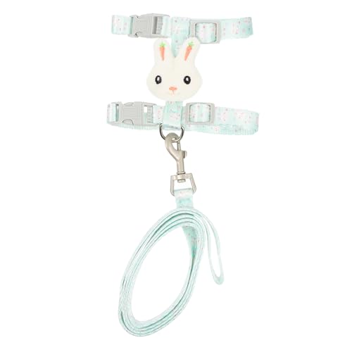 SOIMISS Nylon Katzen Geschirr mit Leine Cartoon Kaninchen Design Verstellbares Ausbruchsicheres Brustgeschirr für Kleine Katzen Atmungsaktiv Komfortabel und Bequem zum Spazierengehen SOIMISS Nylon Katzen Geschirr mit Leine Cartoon Kaninchen Design Verstellbares Ausbruchsicheres Brustgeschirr für Kleine Katzen Atmungsaktiv Komfortabel und Bequem zum Spazierengehen von SOIMISS