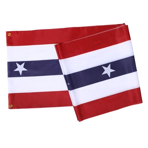 SOIMISS Patriotisches American Independence Day Banner Outdoor Dekoration mit Langlebigem Farbintensivem Design für Garten Terrasse und Feiertagsfeiern von SOIMISS