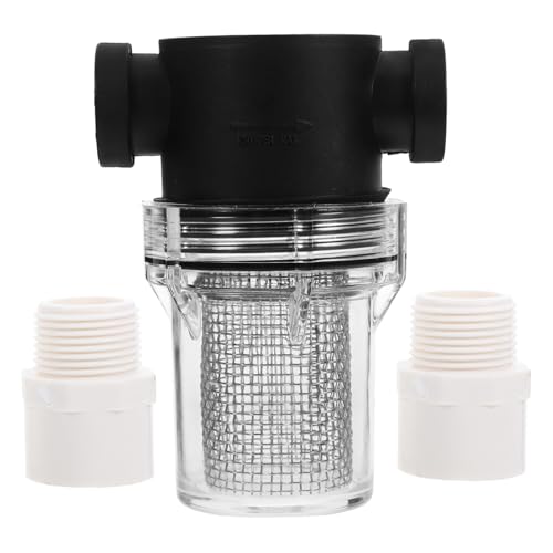 SOIMISS Pipeline Wasserfilter Sieb für Gartenbewässerung Tragbarer und Einfacher Wasserpumpenfilter PVC Kompatibel für Sauberes Wasser und Effektive SOIMISS Pipeline Wasserfilter Sieb für Gartenbewässerung Tragbarer und Einfacher Wasserpumpenfilter PVC Kompatibel für Sauberes Wasser und Effektive von SOIMISS