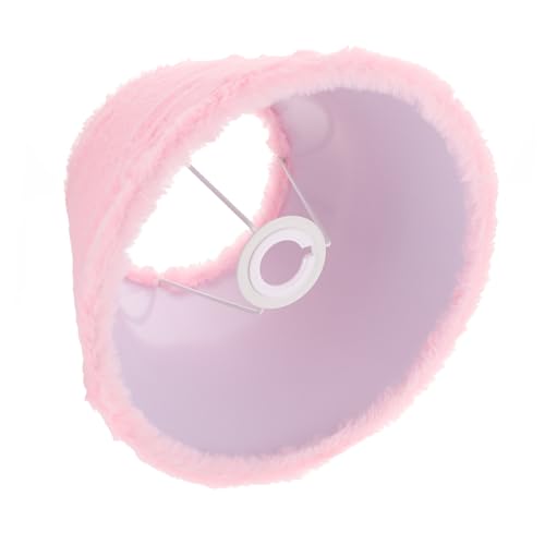 SOIMISS Plüsch Lampenschirm Rosa Lampenschirm für Tischlampe Hängelampe Nachttischlampe für Sanftes Licht und Augenschutz von SOIMISS
