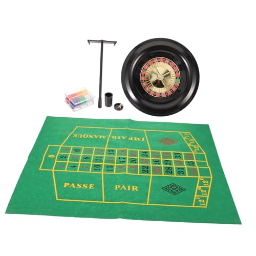 SOIMISS Poker Wheel mit Tischdecke und Chips Langlebiges Kunststoff stahl material Leicht Tragbares Party spiel für Familie Freunde Firmenevents und Freizeitspaß SOIMISS Poker Wheel mit Tischdecke und Chips Langlebiges Kunststoff stahl material Leicht Tragbares Party spiel für Familie Freunde Firmenevents und Freizeitspaß von SOIMISS