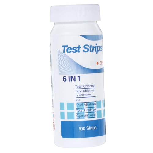 SOIMISS Pool Teststreifen für Wasserqualität mit Ph Härte Alkalinität Cyanursäure Wasserprüfpapier für Pool Spa Süßwasser Aquarium Tragbar und Präzise SOIMISS Pool Teststreifen für Wasserqualität mit Ph Härte Alkalinität Cyanursäure Wasserprüfpapier für Pool Spa Süßwasser Aquarium Tragbar und Präzise von SOIMISS