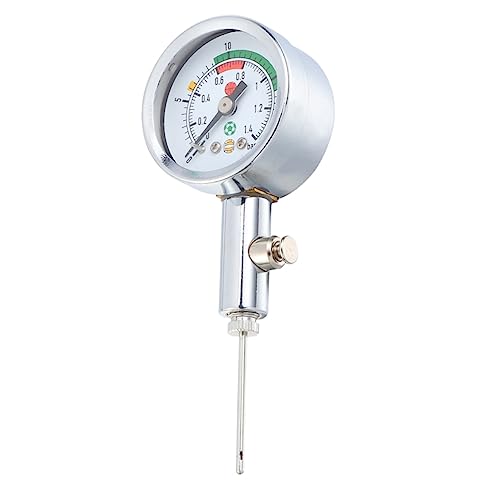 SOIMISS Präzises Balldruckmessgerät 20 Psi 1,4 Bar Luftdruckmesser für Fußball Basketball Volleyball mit Ablassventil Nadel und Stahlgehäuse SOIMISS Präzises Balldruckmessgerät 20 Psi 1,4 Bar Luftdruckmesser für Fußball Basketball Volleyball mit Ablassventil Nadel und Stahlgehäuse von SOIMISS