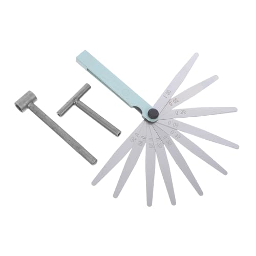 SOIMISS Präzises Ventileinstellungsset für Motorradmechaniker mit T Griff Steckschlüssel und Fühlerlehre Leichtes Tragbares Werkzeug für Genaue Motoreinstellung und Vielseitige SOIMISS Präzises Ventileinstellungsset für Motorradmechaniker mit T Griff Steckschlüssel und Fühlerlehre Leichtes Tragbares Werkzeug für Genaue Motoreinstellung und Vielseitige von SOIMISS