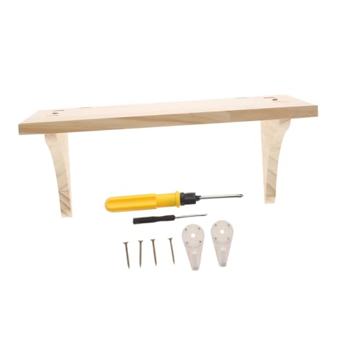 SOIMISS Praktisches Holz wandregal ohne Bohren Stabiles Wandaufbewahrungsregal für Küche und Wohnzimmer Dekoratives Hängendes Regal für Vielseitige Aufbewahrung und Organisation SOIMISS Praktisches Holz wandregal ohne Bohren Stabiles Wandaufbewahrungsregal für Küche und Wohnzimmer Dekoratives Hängendes Regal für Vielseitige Aufbewahrung und Organisation von SOIMISS