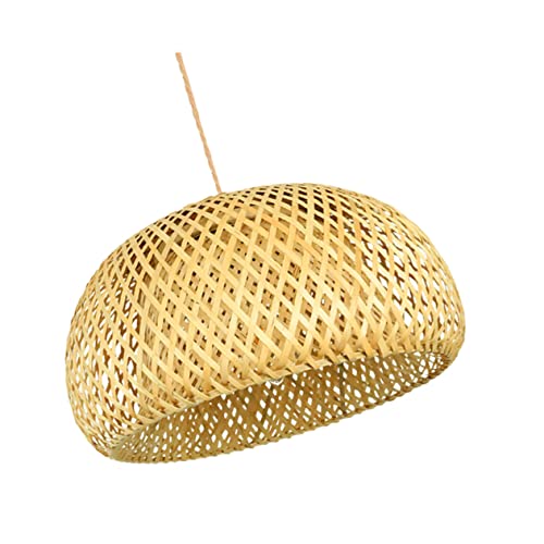SOIMISS Rattan Lampenschirm Vintage Handgewebt Bamboo Deckenleuchte für Schlafzimmer Wohnzimmer Retro Stil Robustes Material Warme für Hängelampen Kleiner Lampenschirm ohne SOIMISS Rattan Lampenschirm Vintage Handgewebt Bamboo Deckenleuchte für Schlafzimmer Wohnzimmer Retro Stil Robustes Material Warme für Hängelampen Kleiner Lampenschirm ohne von SOIMISS