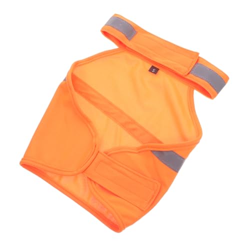 SOIMISS Reflektierende Hundesicherheitsweste aus Atmungsaktivem Material Fluoreszierend Orange Leichte Sommerkleidung für Kleine Hunde für Joggen und Outdoor Aktivitäten S SOIMISS Reflektierende Hundesicherheitsweste aus Atmungsaktivem Material Fluoreszierend Orange Leichte Sommerkleidung für Kleine Hunde für Joggen und Outdoor Aktivitäten S von SOIMISS