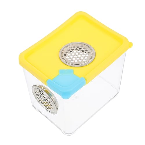 SOIMISS Reptilien Zuchtbox Transparent Futterbox für Reptilien und Spinnen Praktischer Terrarienbehälter mit Belüftung zur Beobachtung von Haustieren von SOIMISS