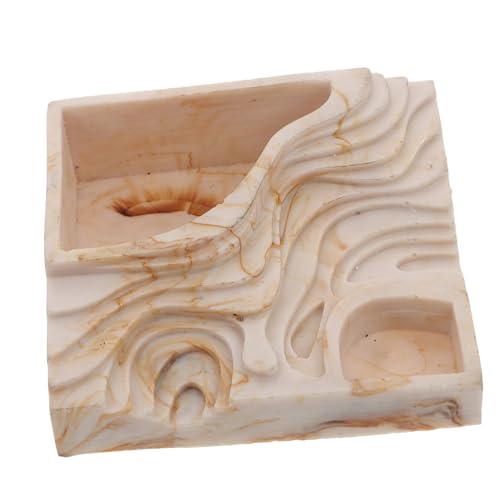 SOIMISS Resin Wassernapf für Reptilien Hochwertige Futterstation für Schildkröten Eidechsen und Haustiere Langlebig und Praktisch für Fütterung von Wasser und Nahrung im Terrarium SOIMISS Resin Wassernapf für Reptilien Hochwertige Futterstation für Schildkröten Eidechsen und Haustiere Langlebig und Praktisch für Fütterung von Wasser und Nahrung im Terrarium von SOIMISS