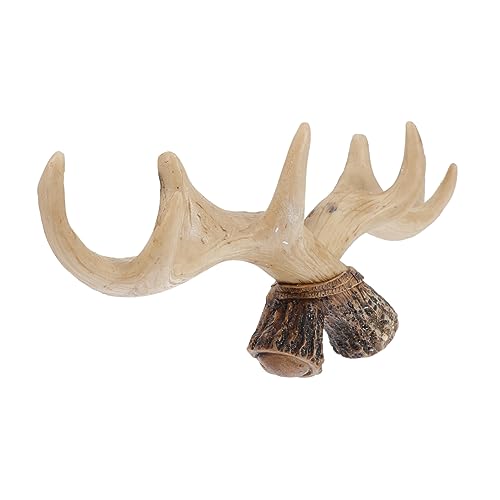 SOIMISS Retro Geweih Wandhaken aus Robustem Harz Dekorativer Hirschgeweih Garderobenhaken Natürlicher Look Vielseitig für Schlafzimmer Flur Wohnzimmer Rustikaler Mantelhaken Stilvolle SOIMISS Retro Geweih Wandhaken aus Robustem Harz Dekorativer Hirschgeweih Garderobenhaken Natürlicher Look Vielseitig für Schlafzimmer Flur Wohnzimmer Rustikaler Mantelhaken Stilvolle von SOIMISS