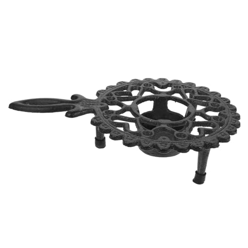 SOIMISS Retro Gusseisen Teewärmer Stövchen für Teekrug Stabiles Rutschfestes Metall stövchen mit Glatter Oberfläche Kompakt und Sicher für Zuhause zum Warmhalten von Tee von SOIMISS