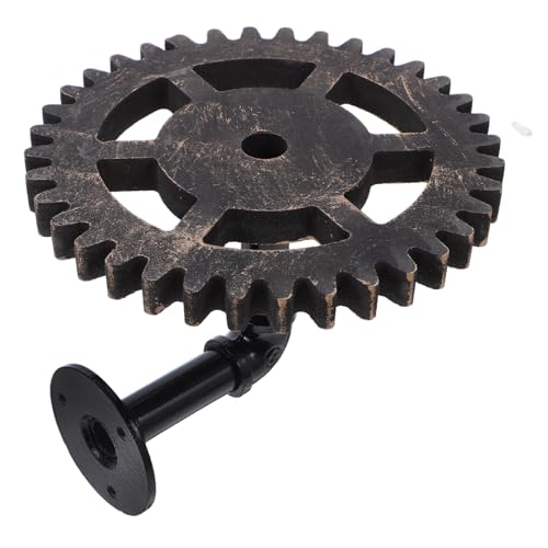 SOIMISS Retro Iron Wall Shelf mit Steampunk -Design Rustikale Schwarze Metallregale Wandmontierte Vintage Rohrregale für Wohnzimmer Küche Schlafzimmer Vielseitiges Stauraumregal von SOIMISS