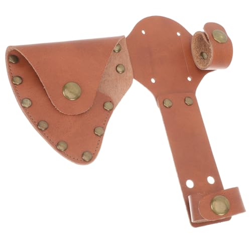 SOIMISS Robuste Schutzhülle für Beilkopf Robuste Tasche mit Druckknöpfen Widerstandsfähiger Schutzbezug für Outdoor Camping Praktischer Hüftgurt Axtschutz Langlebige Beilabdeckung aus von SOIMISS