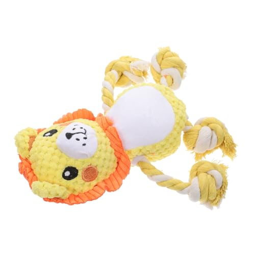 SOIMISS Robustes Quietschspielzeug für Hunde Plüschiges Löwen Design Interaktives Kauspielzeug mit Integriertem Quietscher Geeignet für Kleine bis Große Hunde zur Beschäftigung und SOIMISS Robustes Quietschspielzeug für Hunde Plüschiges Löwen Design Interaktives Kauspielzeug mit Integriertem Quietscher Geeignet für Kleine bis Große Hunde zur Beschäftigung und von SOIMISS
