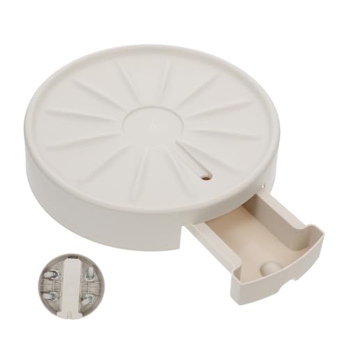 SOIMISS Rollender Blumenuntersetzer mit Wasserablauf Robuster Pflanzentrolley für Innenpflanzen Runder Pflanzenroller mit Abnehmbarem Wasserbehälter und Belüftetem Design zur von SOIMISS