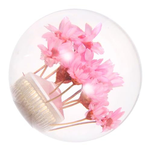 SOIMISS Runder Auto-schaltknauf aus Hitzebeständigem Resin und Legierung Ergonomisch Geformter Blüten-kugel-schalthebel Austauschbar für Vielfältige Fahrzeugmodelle Langlebig und von SOIMISS