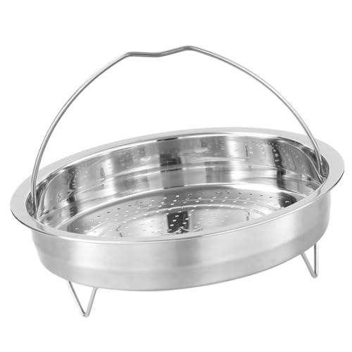 SOIMISS Runder Dampfkorb aus mit Halter Multifunktionaler Dampfgarer für Gleichmäßiges Dünsten von Gemüse Pasta Ramen und für Töpfe Geeignet SOIMISS Runder Dampfkorb aus mit Halter Multifunktionaler Dampfgarer für Gleichmäßiges Dünsten von Gemüse Pasta Ramen und für Töpfe Geeignet von SOIMISS