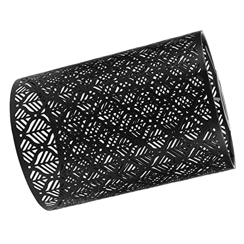 SOIMISS Runder Lampenschirm für Wand Tisch und Deckenleuchten Schwarzer und Eleganter Look Installieren für Schlafzimmer und Wohnzimmer von SOIMISS