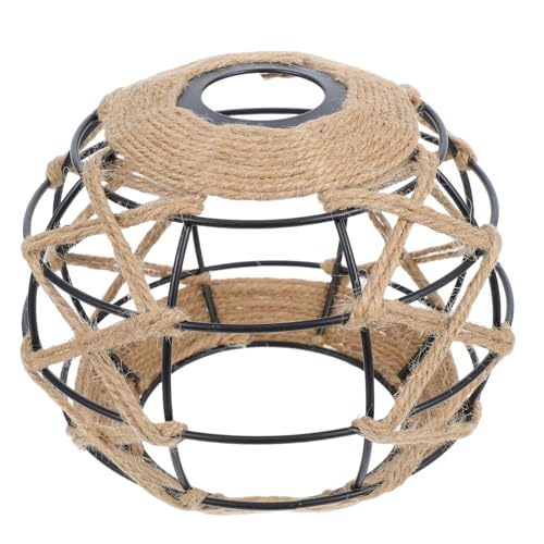 SOIMISS Runder Vintage Pendelleuchten Lampenschirm Industrial Rattan Eisen Lampenabdeckung für Bar Esszimmer Wohnzimmer Deckenleuchte SOIMISS Runder Vintage Pendelleuchten Lampenschirm Industrial Rattan Eisen Lampenabdeckung für Bar Esszimmer Wohnzimmer Deckenleuchte von SOIMISS
