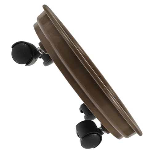 SOIMISS Rundes Pflanzenroller tablett mit Rädern Robustes Pflanzentablett für Innen und Außen Mobiler Pflanzkübel ständer Einfach zu Bewegen Geeignet für Kleine und Mittlere Blumentöpfe von SOIMISS