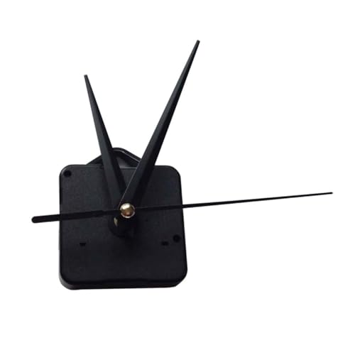 SOIMISS Satz Uhrzeigerwerk dünn Uhrzeigermechanismus Dein Welle Uhren für Wohnkultur wanduhren Taktbewegungsmechanismus wanduhr selber Machen Montage Einer Wanduhr Teile des Uhrwerks Black von SOIMISS