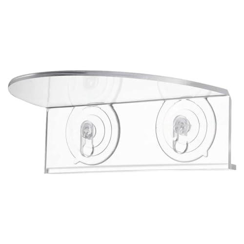SOIMISS Saugknopf Blumenregal Wandmontage Pflanzregal für Fensterbrett ohne Bohren Vielseitig für Zimmerpflanzen Küchenkräuter Badaufbewahrung Geeignet von SOIMISS