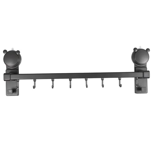 SOIMISS Saugknopf Hakenleiste Küchen und Badezimmer Organizer Saugnapf Wandhalter ohne Bohren für Handtücher Utensilien und Bademantelhalter Fliesen Glas und Glatten Oberflächen von SOIMISS