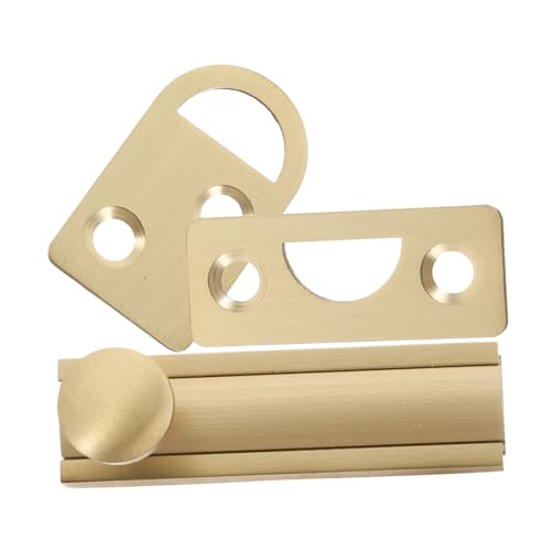 SOIMISS Schiebetür Riegelverschluss mit Sicherheitsfunktion für Schlafzimmer und Scheunentore Messing mit Benutzerfreundlichem Design und Zusätzlicher SOIMISS Schiebetür Riegelverschluss mit Sicherheitsfunktion für Schlafzimmer und Scheunentore Messing mit Benutzerfreundlichem Design und Zusätzlicher von SOIMISS