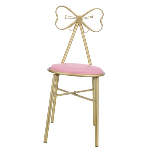 SOIMISS Schminkstuhl Mit Abnehmbarem Rückenlehne Bogenstuhl Aus Kleiner Stuhl Für Schminktisch Und Maniküre SOIMISS Schminkstuhl Mit Abnehmbarem Rückenlehne Bogenstuhl Aus Kleiner Stuhl Für Schminktisch Und Maniküre von SOIMISS
