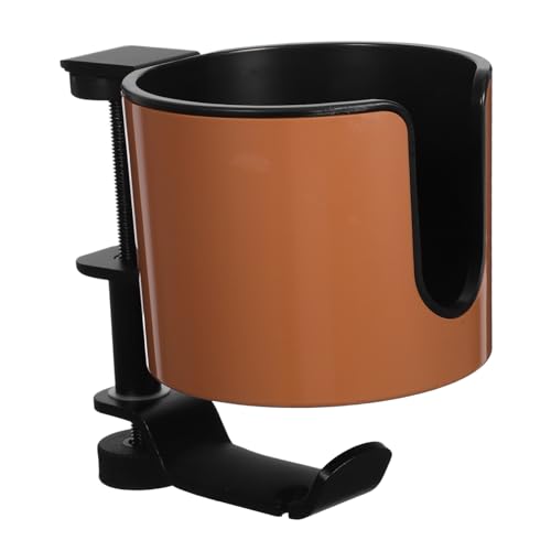 SOIMISS Schreibtisch-tassenhalter mit Drehbarem Kopfhörerhaken Verstellbare Klemme für Unterschiedliche Tischstärken Platzsparender Organizer für Büro Gaming und Home Office von SOIMISS