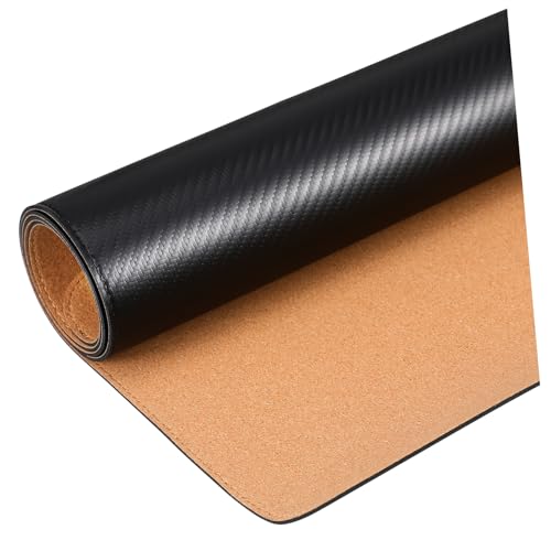 SOIMISS Schreibtischunterlage Groß Doppelseitig aus Carbonfaser Optik und Kork Rutschfest mit Weicher PU Leder Oberfläche Langlebig für Büro Home Office und Gaming SOIMISS Schreibtischunterlage Groß Doppelseitig aus Carbonfaser Optik und Kork Rutschfest mit Weicher PU Leder Oberfläche Langlebig für Büro Home Office und Gaming von SOIMISS