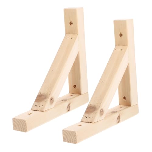 SOIMISS Schwere Dreieckige Holz wandhalterung Robuste Regalträger Für Wohnzimmer Küche Und Büro Einfache Montage Platzsparende Eckwinkel Regalstützen von SOIMISS