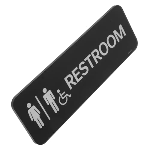 SOIMISS Selbstklebendes Wc schild aus Robustem Langlebiges Badezimmer Türschild für Damen und Herren Klare Wegweisung für Öffentliche und Private Waschräume Einfache Montage von SOIMISS