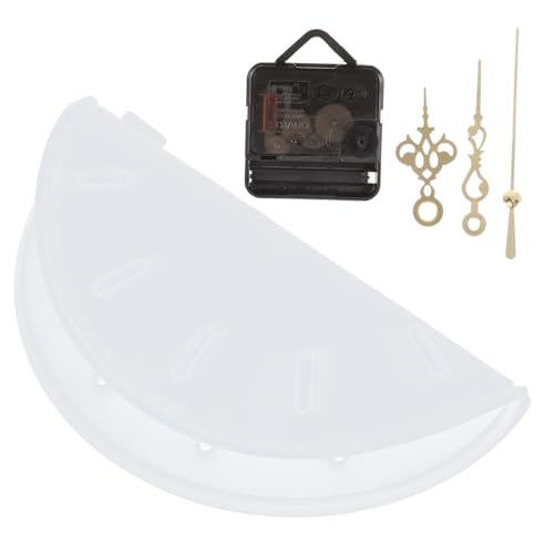 SOIMISS Silikon Gießform für Runde Uhr DIY Epoxidharz Form mit Glatter Oberfläche Wiederverwendbar Elastisch Reißfest Mit Goldfarbiger Uhrzeiger für Uhrwerk Reparatur und Basteln SOIMISS Silikon Gießform für Runde Uhr DIY Epoxidharz Form mit Glatter Oberfläche Wiederverwendbar Elastisch Reißfest Mit Goldfarbiger Uhrzeiger für Uhrwerk Reparatur und Basteln von SOIMISS