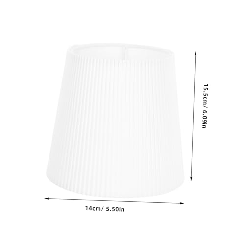 SOIMISS Small Pleated Fabric Lampshade für Tischlampen Minimalistischer Flach Geklebter Lampenschirm aus Weichem Stoff für Sanfte Beleuchtung und Sichere Passform im Schlafzimmer und SOIMISS Small Pleated Fabric Lampshade für Tischlampen Minimalistischer Flach Geklebter Lampenschirm aus Weichem Stoff für Sanfte Beleuchtung und Sichere Passform im Schlafzimmer und von SOIMISS