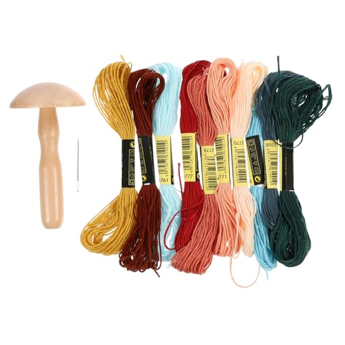 SOIMISS Stopfpilz aus Holz mit Nähgarn Langlebiges Stopfwerkzeug für Socken und Kleidung Leichtes DIY Nähzubehör für Reisen und Heimgebrauch Ergonomisch und Rostfrei SOIMISS Stopfpilz aus Holz mit Nähgarn Langlebiges Stopfwerkzeug für Socken und Kleidung Leichtes DIY Nähzubehör für Reisen und Heimgebrauch Ergonomisch und Rostfrei von SOIMISS