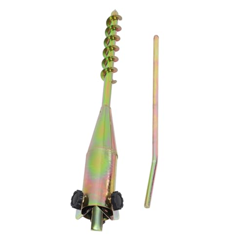 SOIMISS Strand schirmhalter Metall Spiralschirm Befestiger Windfest Outdoor Sonnenschirm Erdspieß Balkon Strand Zubehör von SOIMISS