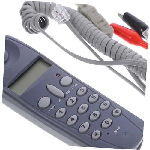 SOIMISS Telefonkabeltester Tragbar und Robust Vielseitiger Netzwerk Telefonkabelprüfer Kompatibel für Büro Zuhause und Gewerbliche Nutzung Langlebiges Werkzeug für Leitungstests SOIMISS Telefonkabeltester Tragbar und Robust Vielseitiger Netzwerk Telefonkabelprüfer Kompatibel für Büro Zuhause und Gewerbliche Nutzung Langlebiges Werkzeug für Leitungstests von SOIMISS