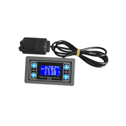 SOIMISS Temperatur und Feuchtigkeitsregler Modul mit Anzeige Hochpräzise Doppel Ausgangsfunktion für Automatische Steuerung für Innenräume und Gewächshäuser SOIMISS Temperatur und Feuchtigkeitsregler Modul mit Anzeige Hochpräzise Doppel Ausgangsfunktion für Automatische Steuerung für Innenräume und Gewächshäuser von SOIMISS