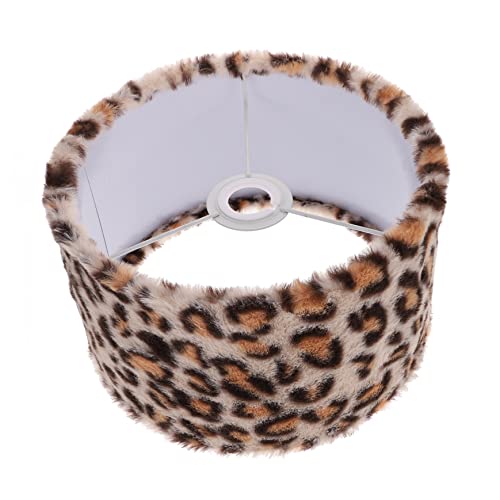 SOIMISS Tiermuster Lampenschirm Basis Tischlampe Lichtabdeckung Leopard Design für Schreibtischlampen Stilvolles und Wohnaccessoire von SOIMISS